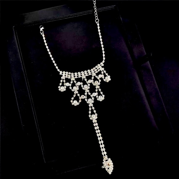 💎 New (1 Pair) Simulated 💎 Anklet Set 💎 - Picture 2 of 3